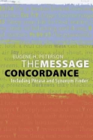 Image of message concordance including phrase and synonym finder