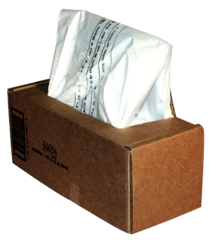 Image of Fellowes Waste Bags Capacity 53 75 Litre 1 x Box of 50 Bags for