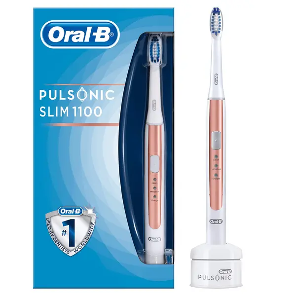 Image of Oral-B Pulsonic Slim 1100 80312240 Electric toothbrush Sonic toothbrush Rose Gold
