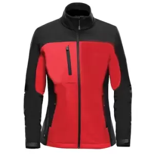 Image of Stormtech Womens/Ladies Cascades Soft Shell Jacket (S) (Bright Red/Black)