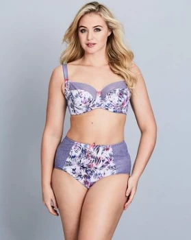 Image of Sculptresse Chi Chi Palm Print Bra