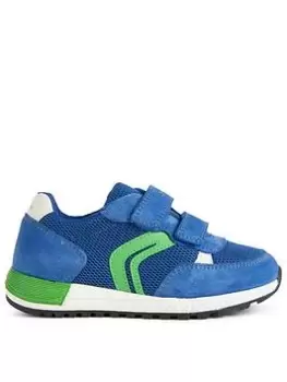 Image of Geox Boys Alben Trainer, Blue, Size 1.5 Older
