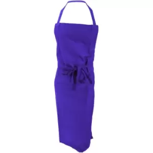 Image of Jassz Bistro Bib Apron / Hospitality & Catering (One Size) (Purple) - Purple