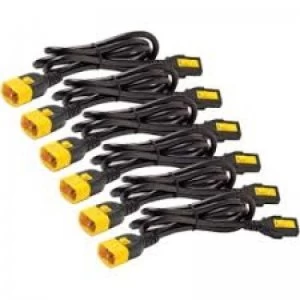 Image of APC Power Cord Kit (6 Ea) Locking C13 To C14 1.2m