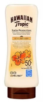 Image of Hawaiian Tropic Satin Protection Sun Lotion SPF 50 180ml