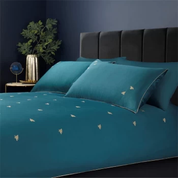 Image of Biba Bees Pillowcase - Emerald