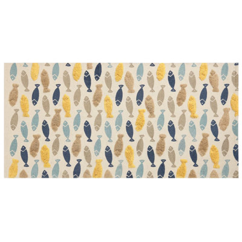 Image of Beliani Kids Rug Ipuh Multicolour 80 X 150 Cm Cotton