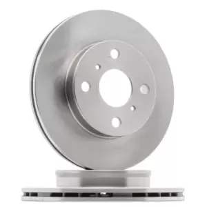 Image of RIDEX Brake disc 82B0766 Brake rotor,Brake discs TOYOTA,STARLET (EP91),PASEO Coupe (EL54),STARLET (_P8_),PASEO Cabriolet (EL54),PASEO Coupe (EL44_)