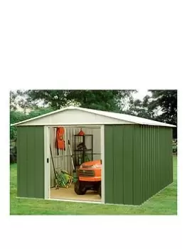 Image of Yardmaster 12.7X9.3ft Apex Roof Metal Garden Shed