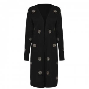 Image of Biba Logo Embroidered Cardigan