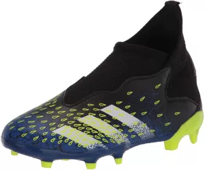 Image of adidas Predator 20.3 Firm Ground Football Boots - Black/Yellow, Size 9, Men