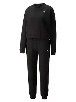 Image of Puma Puma Loungewear Suit, Black, Size S, Women