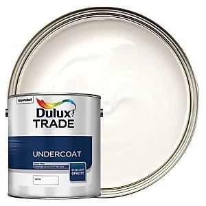 Image of Dulux Trade Undercoat Paint - White 2.5L