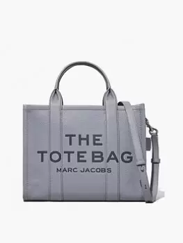 Image of Marc Jacobs The Medium Leather Tote Bag - Wolf Grey