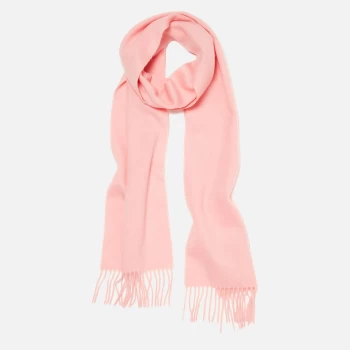 Image of Barbour Womens Lambswool Woven Scarf - Blush Pink