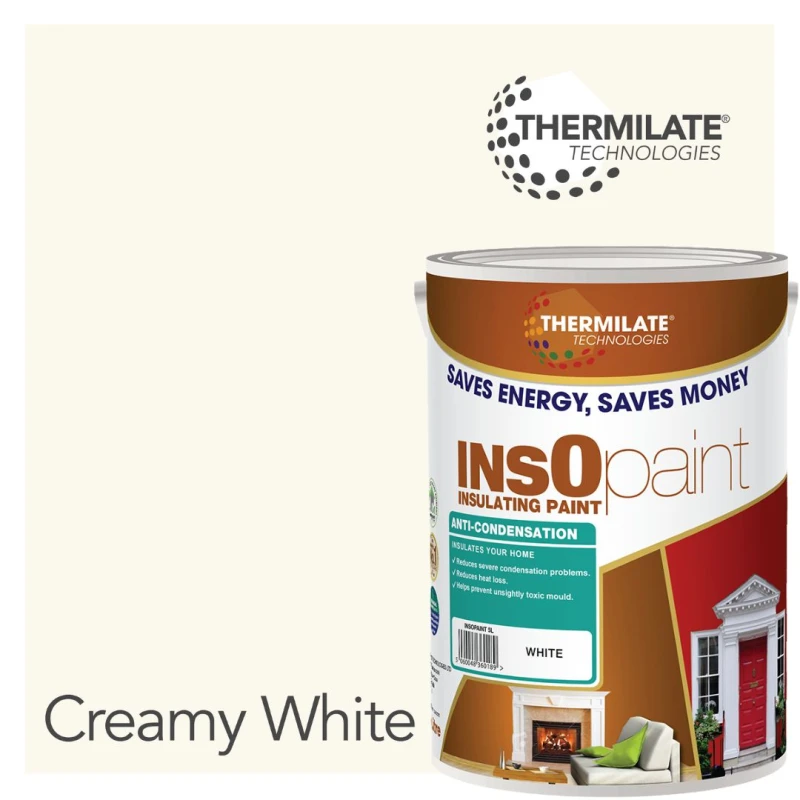 Image of THERMILATE TECHNOLOGIES Anti Condensation Paint - 5L in Creamy White Creamy White Unisex 5L