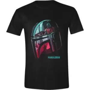Image of Star Wars The Mandalorian T-Shirt Reflection Size L