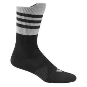 Image of adidas Run Reflect Running Socks Mens - Black