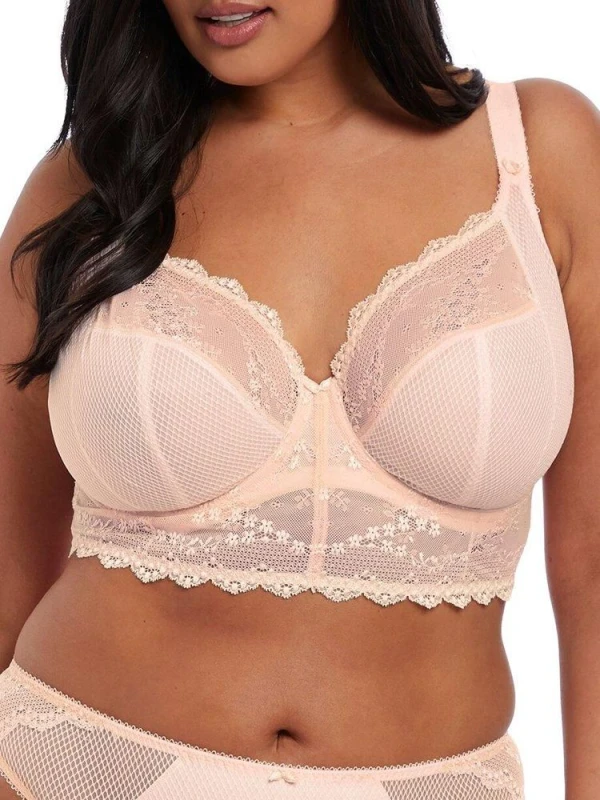Image of Elomi Womens Charley Bralette in Pink Size: 38F Pink Female 38F