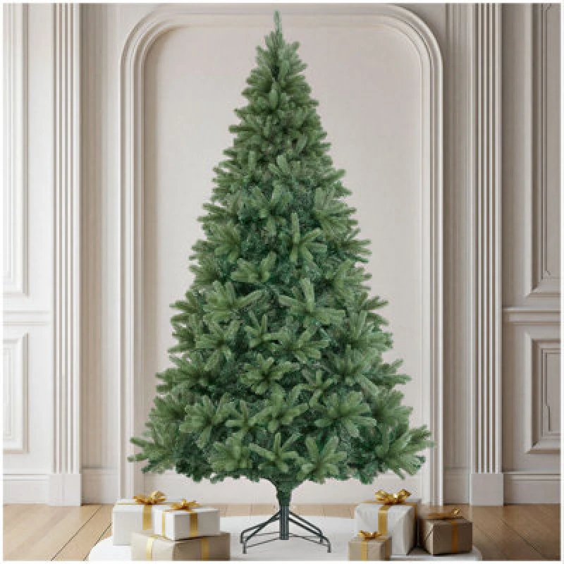 Image of Tectake Christmas Tree Prancer - Artificial Tree In Green, Injection Moulded Needles - 230 Cm - Green