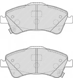 Image of Ferodo FDB4047 Brake Pad Set Front Axle Premier Car