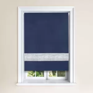 Image of Diamante Roller Blind Navy 0.9 x 1.6 M