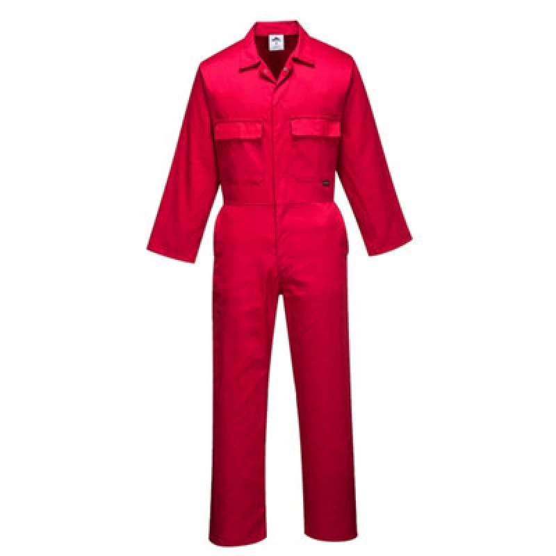 Image of Portwest S999 Euro Work Boilersuit S999RERXXXL Colour: Red
