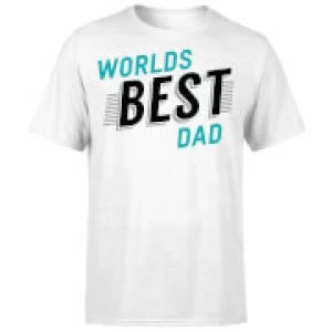 Image of Worlds Best Dad T-Shirt - White - 4XL