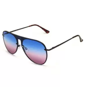 Image of Storm Ocean Lens Aviator Fashionable Mens Sunglasses Blue/Purple