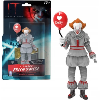 Image of IT 5" Action Figure - I Heart Derry Pennywise