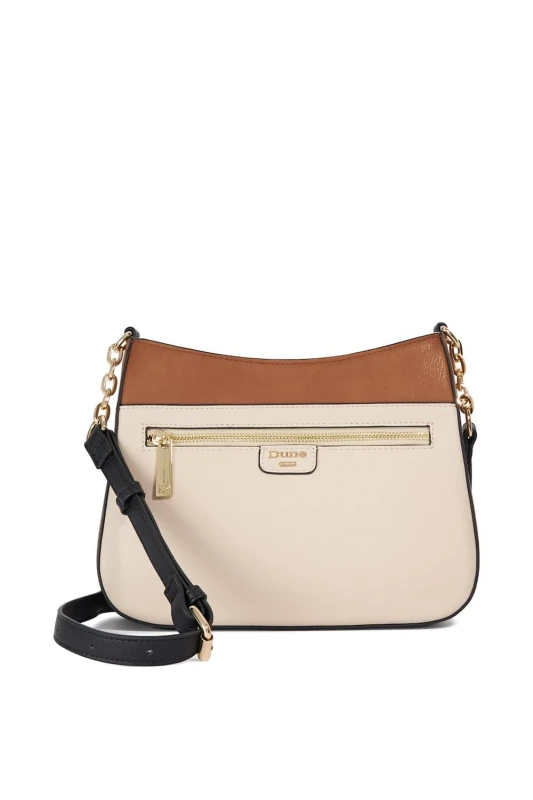Image of Dune London Womens 'Dovie' Cross Body Bag in Ecru Ecru Female One Size