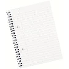 Image of Office A5 Wirebound Notebook Sidebound Ruled with Margin Perforated