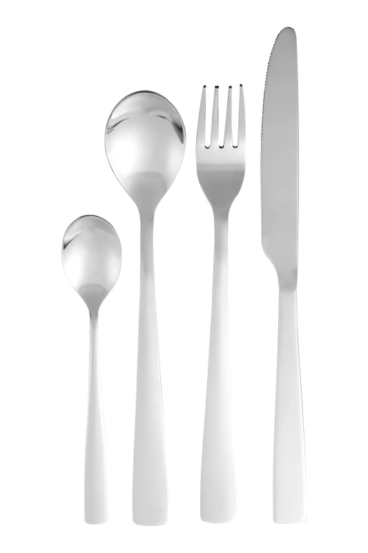Image of Premier Housewares Jewel 24Pc Silver Finish Cutlery Set Silver
