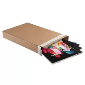 Image of Purely Everyday Carton Box Peel and Seal Kraft 165X46X240, Box of 25