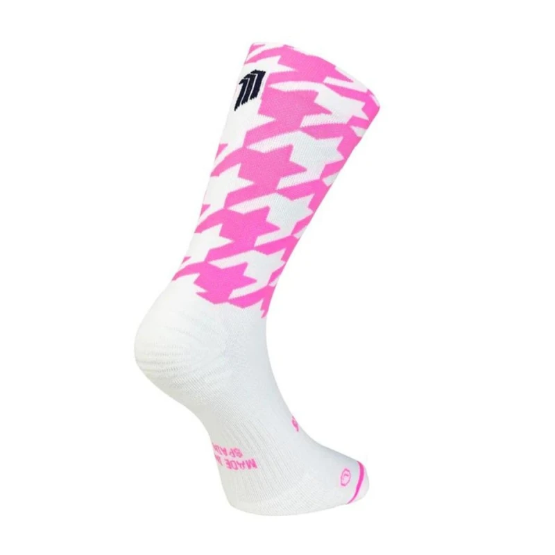 Image of Sporcks Flow Pink Socks White Pink, Size L