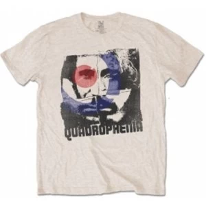 Image of The Who Four Square Natural Mens TShirt Size: Medium