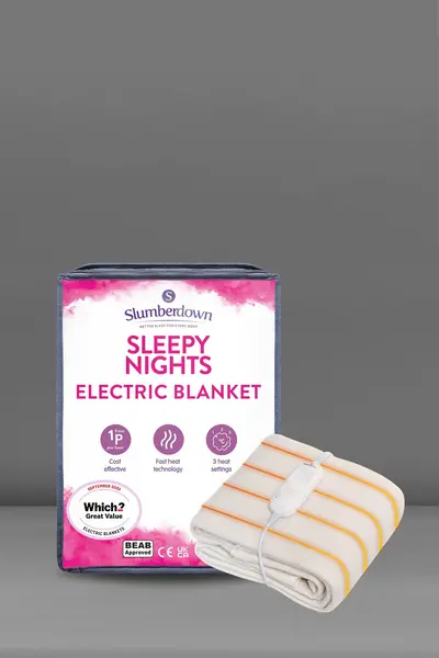Image of Slumberdown Double Bed Sleepy Nights Electric Blanket White