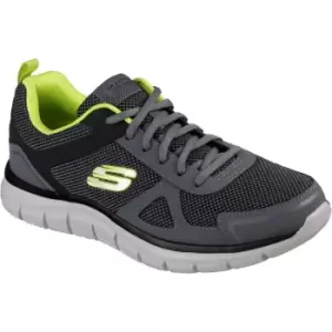 Image of Skechers Mens Track Bucolo Leather Lace Up Sport Trainers UK Size 8 (EU 42)