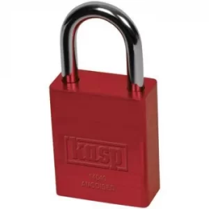 Image of Kasp K14040REDD Padlock 38mm keyed-different Red