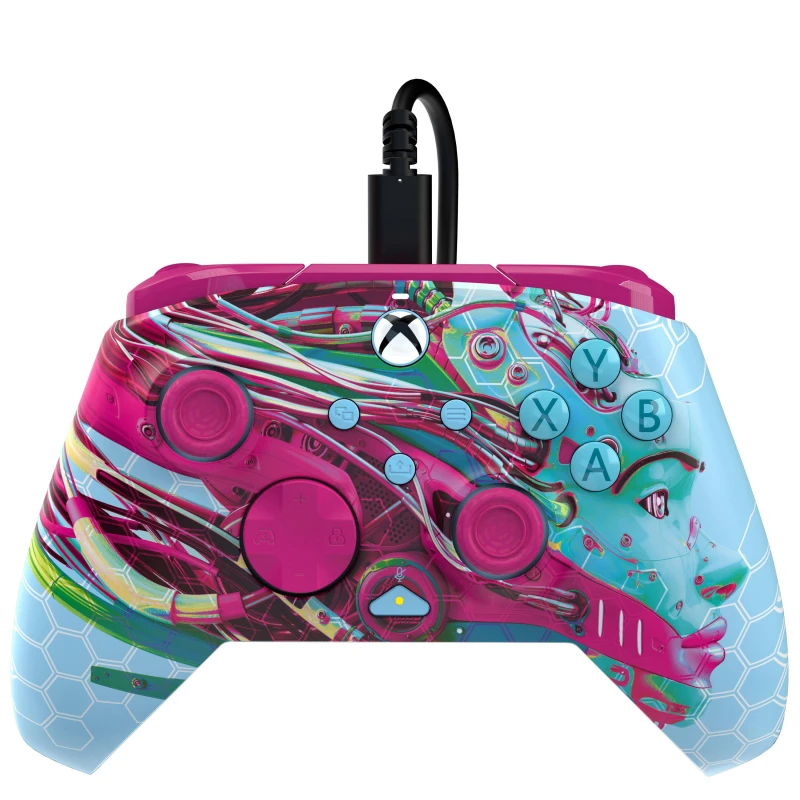 Image of PDP REMATCH GLOW Advanced Xbox Wired Controller: Android Dreams Android Dreams unisex Mint