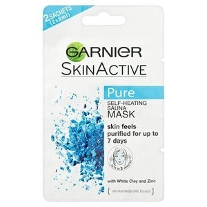 Image of Pure Active Self Heating Clay Mask for Oily Skin 2 x 6ml