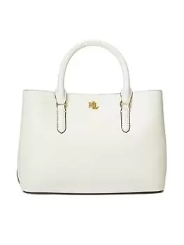 Image of Lauren By Ralph Lauren Marcy 26 Satchel Small - Vanilla
