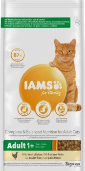 Image of Iams Vitality Adult Chicken Cat Food 10kg