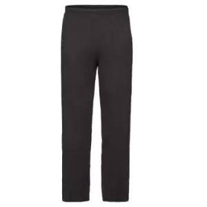 Image of Fruit Of The Loom Mens Lightweight Jog Pant / Jogging Bottoms (2XL) (Black)