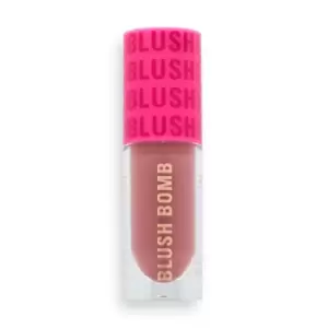 Image of Makeup Revolution Blush Bomb Cream Blusher Rose Lust