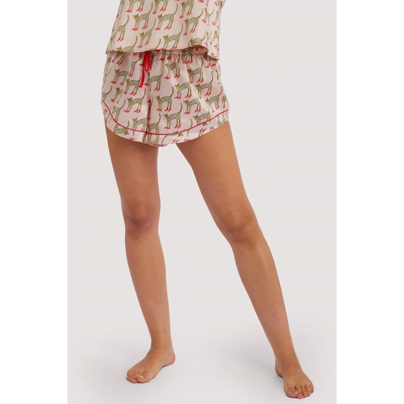 Image of Playful Promises Bouffants Recycled Cheeta Recycled Shorts Multi female 24