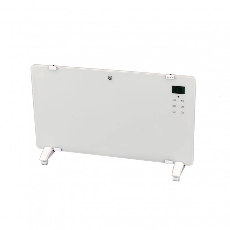 Image of Oypla Glass Free Standing/Wall Mounted Electric Panel Convector Heater in White White Unisex