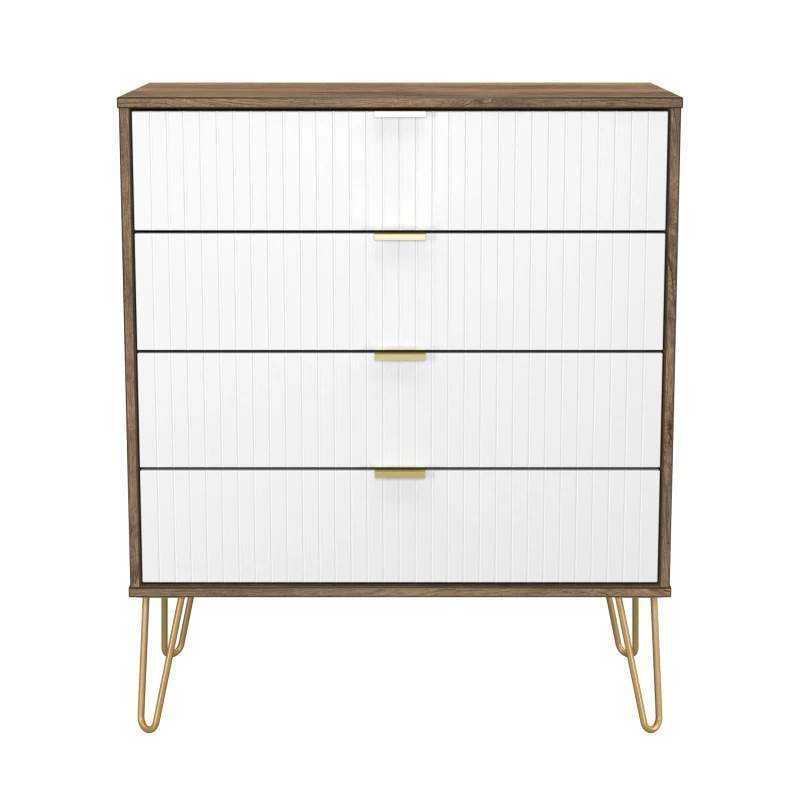 Image of Ready Assembled 2 U Bexley 4 Drawer Chest (Ready Assembled) Size: Medium Multicolor Unisex Medium