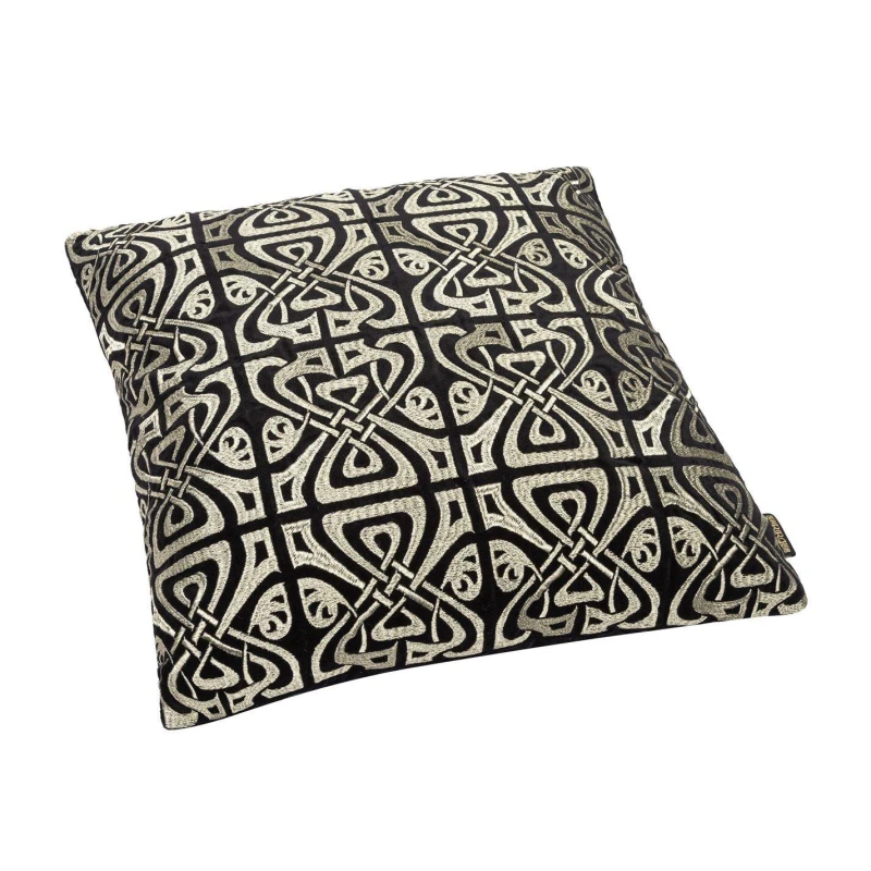 Image of Biba Embroidered Cushion AO Black unisex One Size