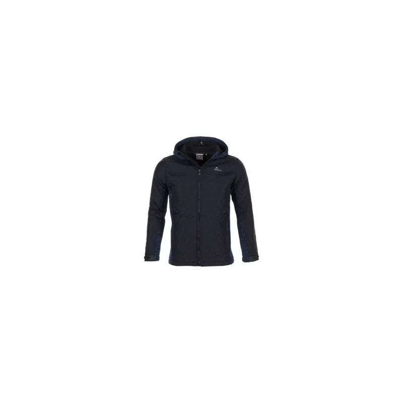 Image of Quilted fleece jacket Peak Mountain Cava Bleu Male M